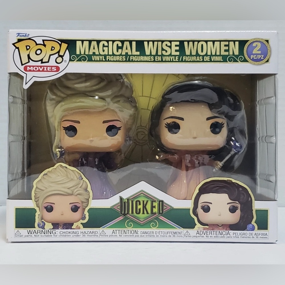 MAGICAL WISE WOMEN - Wicked Funko POP! Movies 2-Pack Collectible Vinyl Figures